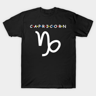 Capricorn Symbol Birthday Zodiac Capricorn T-Shirt